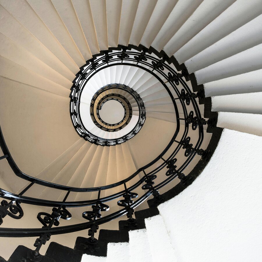 Elegant Spiral Staircase